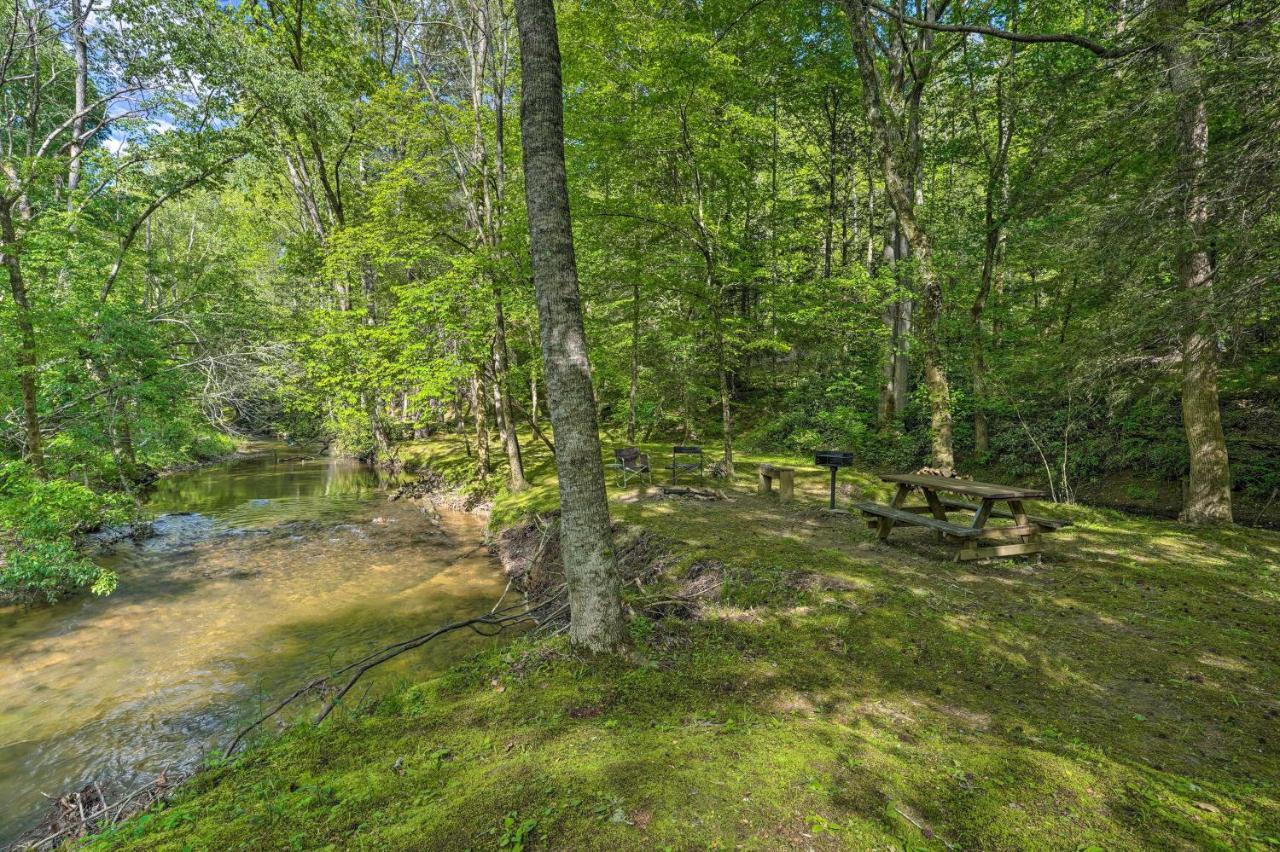 Cozy Tellico Plains Cabin With Large Mountain Creek! Dış mekan fotoğraf