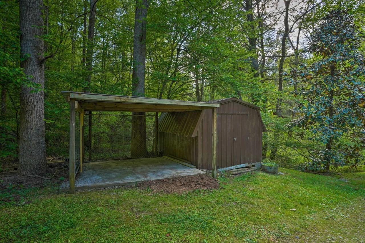Cozy Tellico Plains Cabin With Large Mountain Creek! Dış mekan fotoğraf