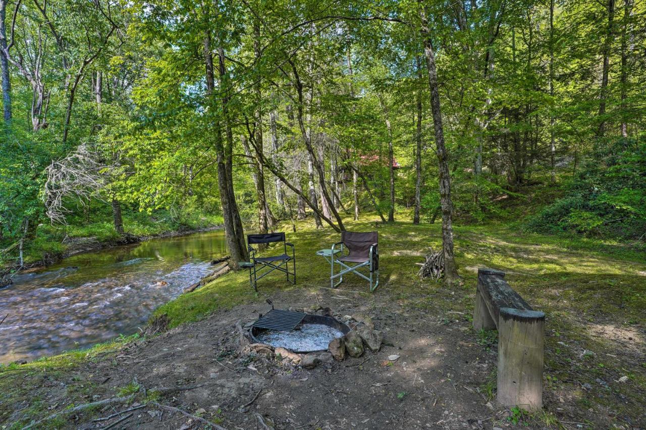 Cozy Tellico Plains Cabin With Large Mountain Creek! Dış mekan fotoğraf