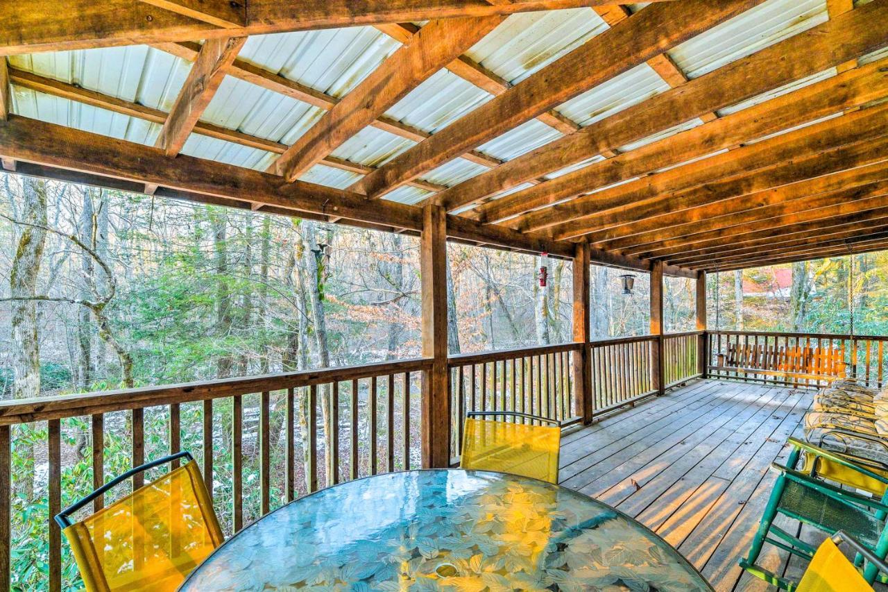 Cozy Tellico Plains Cabin With Large Mountain Creek! Dış mekan fotoğraf
