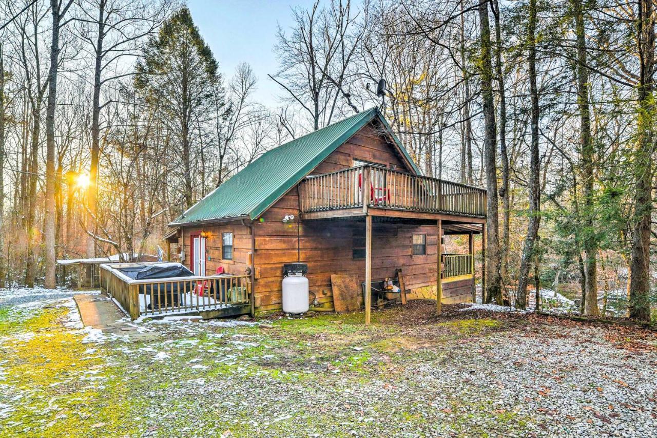 Cozy Tellico Plains Cabin With Large Mountain Creek! Dış mekan fotoğraf